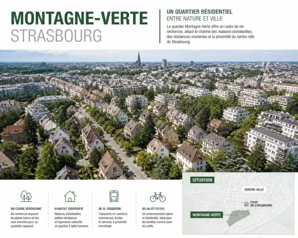 Urbanisme et cadre de vie résidentiel dans le quartier Montagne-Verte à Strasbourg