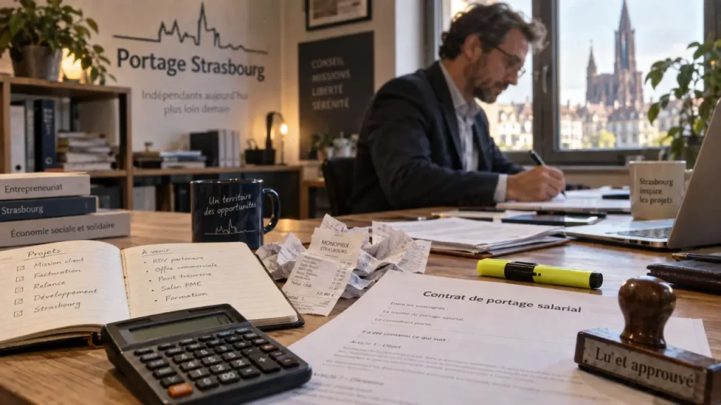 Portage salarial Strasbourg : missions sécurisées et réseau local