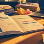 strasbourg plenary agenda 2026 : agenda papier ouvert près d’un ordinateur, documents et dates