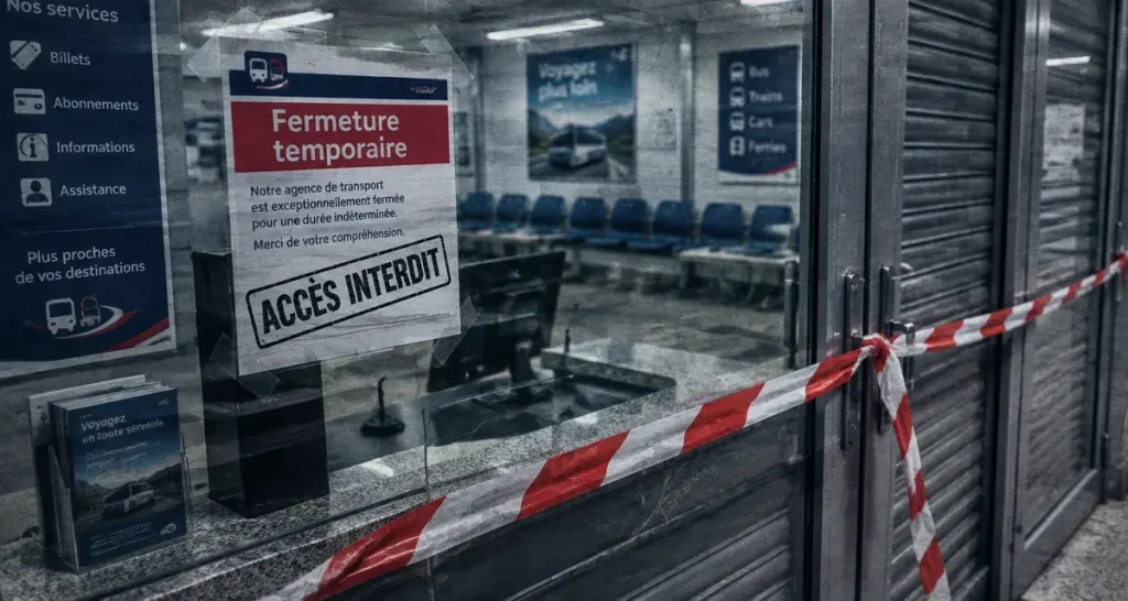 L’agence commerciale CTS du centre-ville fermée pour plusieurs semaines
