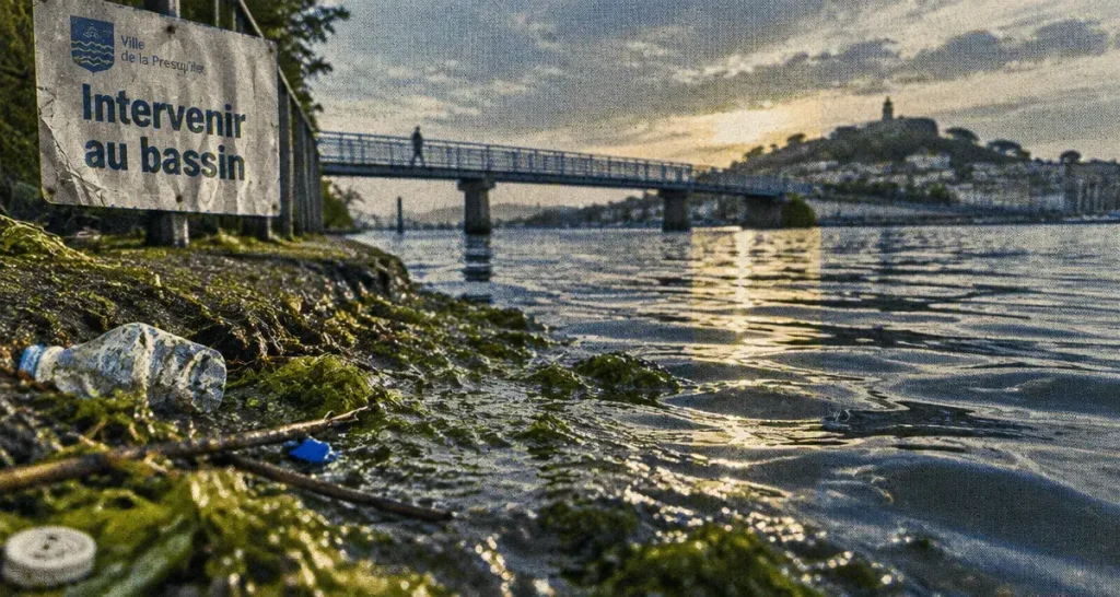 Algues et déchets au bassin André-Malraux : la Ville annonce une intervention