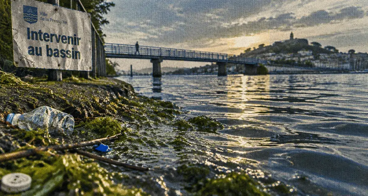 Algues et déchets au bassin André-Malraux : la Ville annonce une intervention