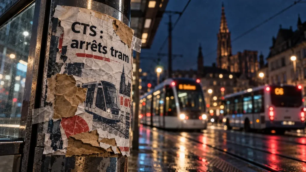 CTS : les arrêts de tram et de bus non desservis à Strasbourg