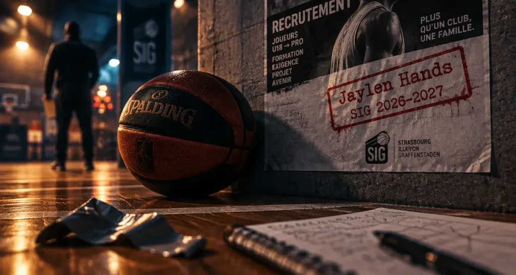 Jaylen Hands rejoint la SIG Strasbourg pour la saison 2026-2027