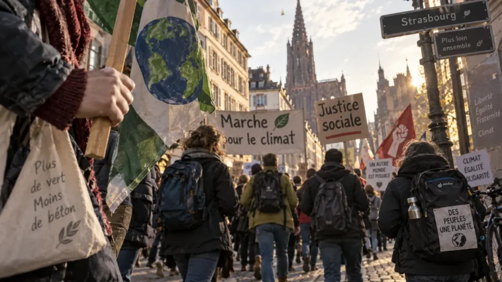 À Strasbourg, plus de 2 000 personnes marchent pour le climat