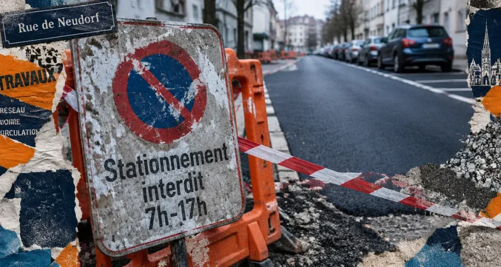 Neudorf : garages inaccessibles rue de Metzeral, stationnement payant alentour