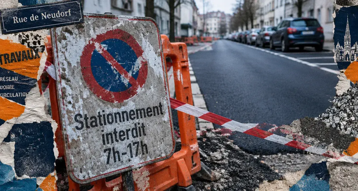 Neudorf : garages inaccessibles rue de Metzeral, stationnement payant alentour