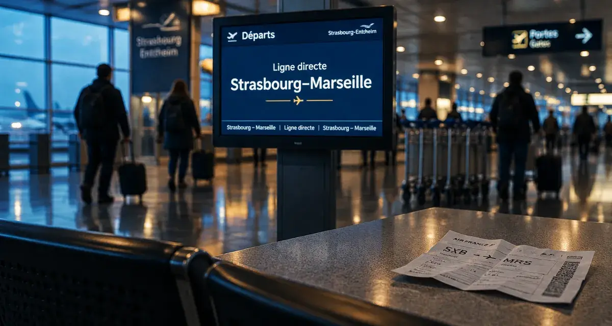 Une nouvelle liaison aérienne directe entre Strasbourg et Marseille en novembre