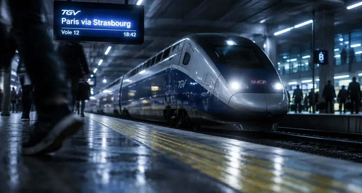 De nouvelles liaisons Paris-Strasbourg dès le 13 décembre
