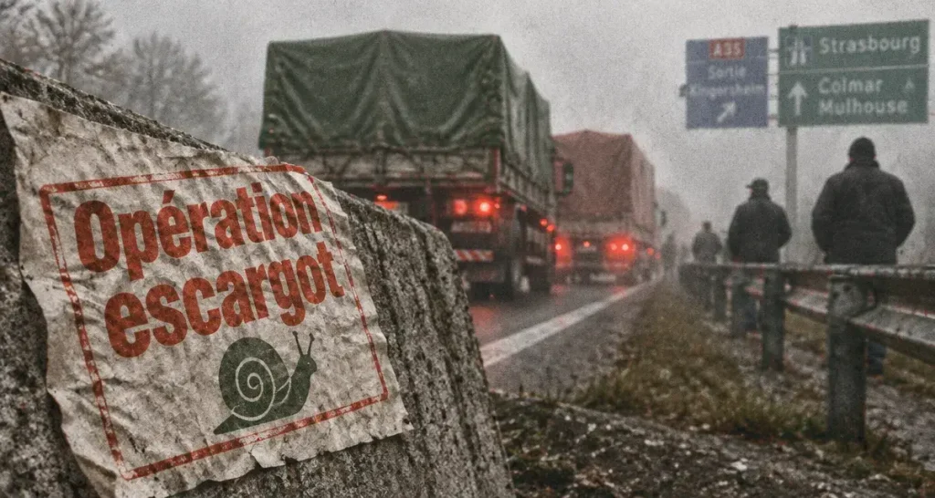 Retour sur l’opération escargot des transporteurs sur l’A4 et la M35