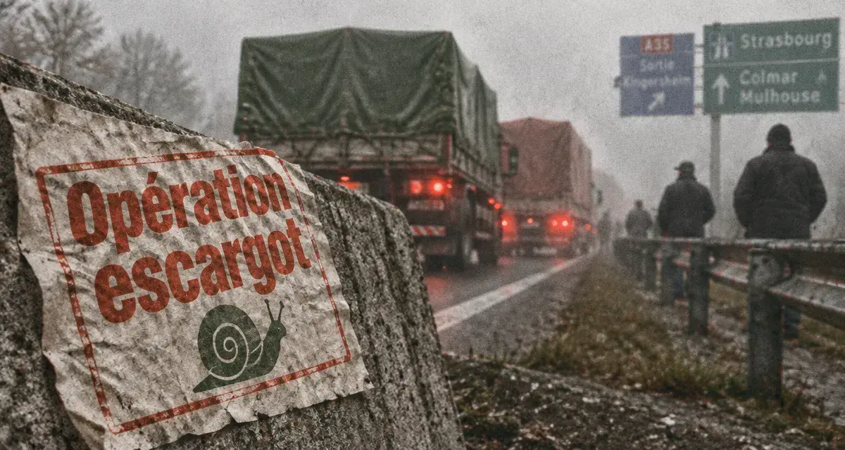 Retour sur l’opération escargot des transporteurs sur l’A4 et la M35