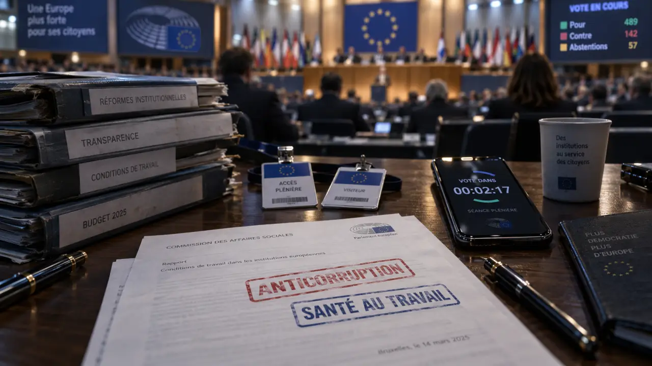 Au Parlement européen de Strasbourg, droits sociaux et anticorruption au programme