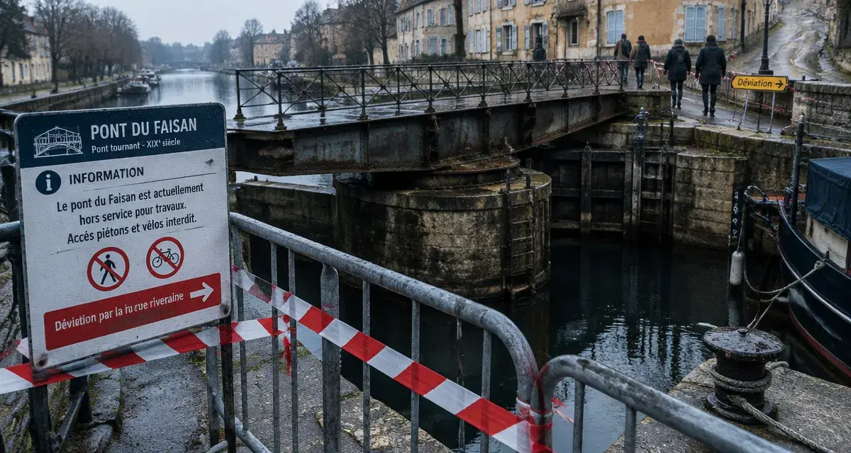 Pont du Faisan fermé jusqu’au 23 octobre : les déviations à Strasbourg