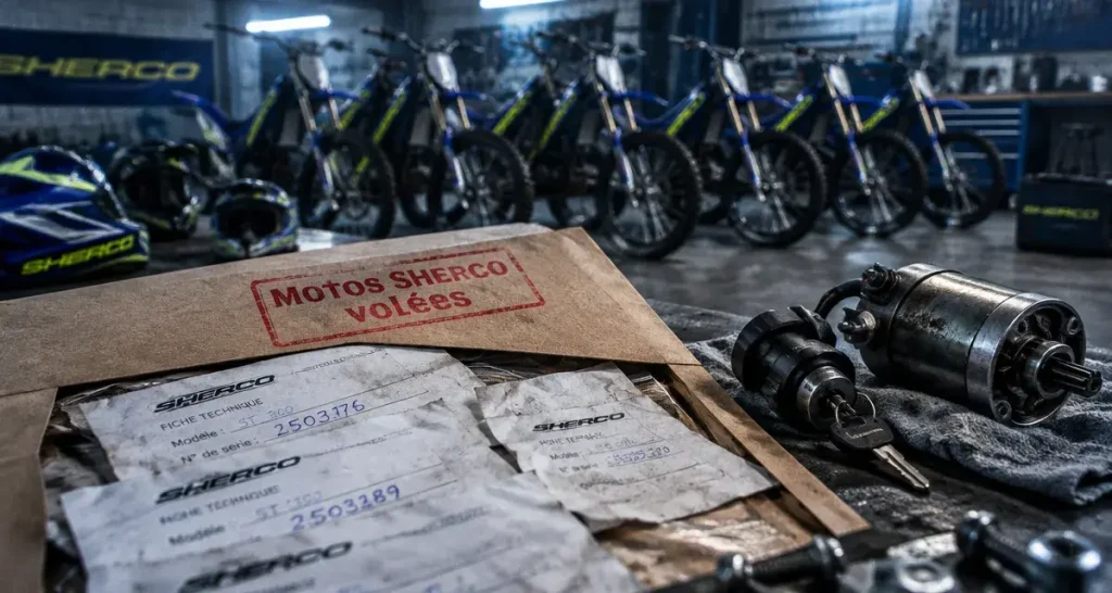 Six motos Sherco Factory volées dans le secteur de Strasbourg