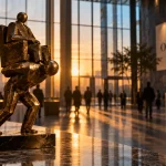 Une statue satirique de Donald Trump fait réagir au Parlement européen