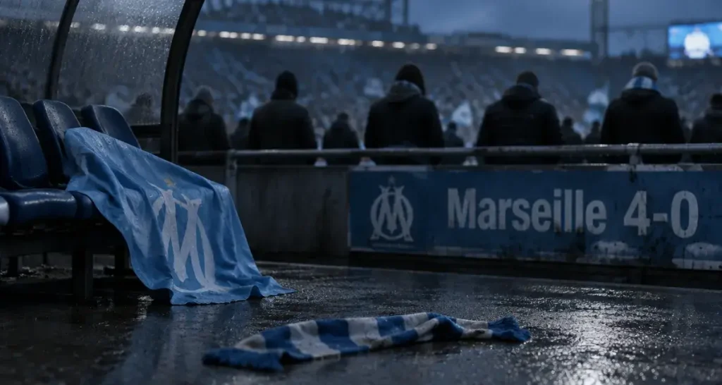 Strasbourg battu 4-0 par Marseille, un revers lourd pour le Racing