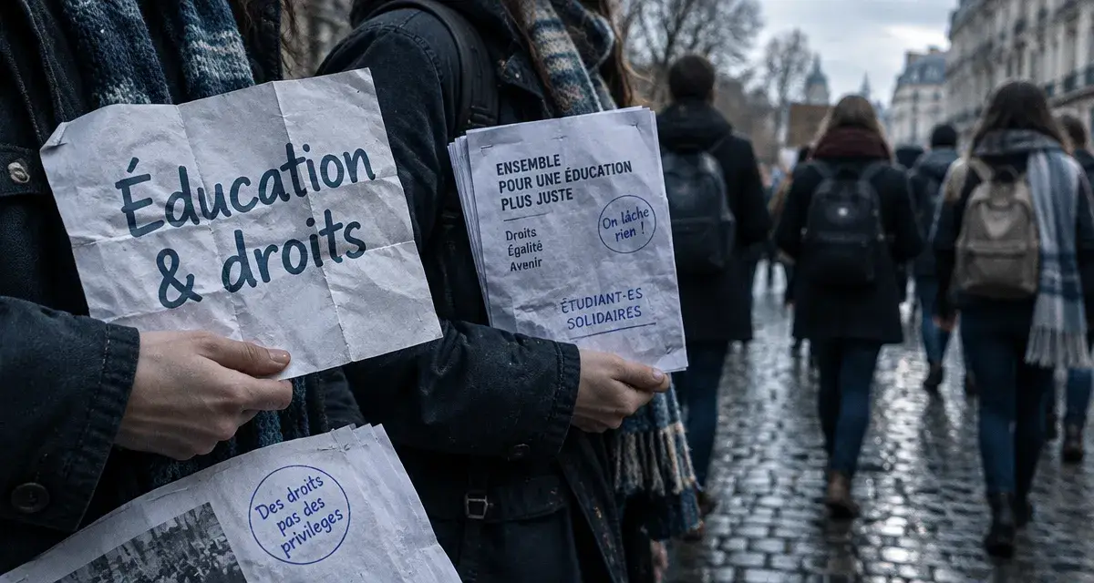 À Strasbourg, des étudiants mobilisés pour l’éducation et les droits sociaux
