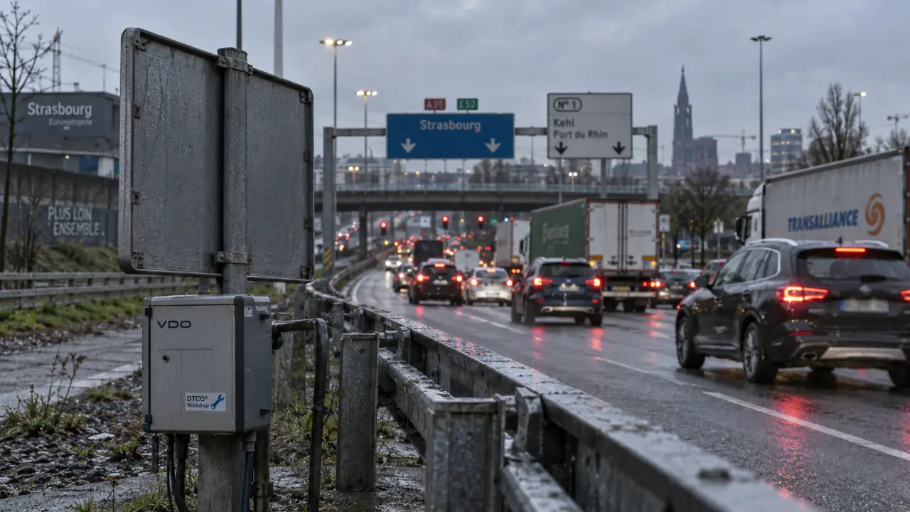 À Strasbourg, la M35 reste chargée malgré l’ouverture du contournement ouest