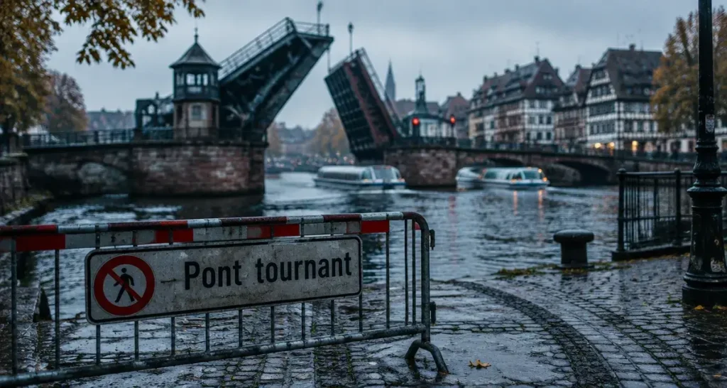 Strasbourg : le pont tournant de la Petite France fermé jusqu’au 23 octobre