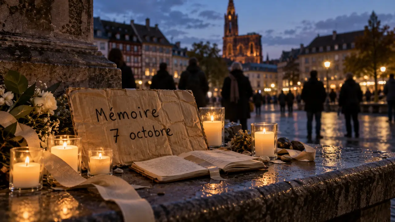 À Strasbourg, un rassemblement annoncé mercredi en mémoire du 7 octobre