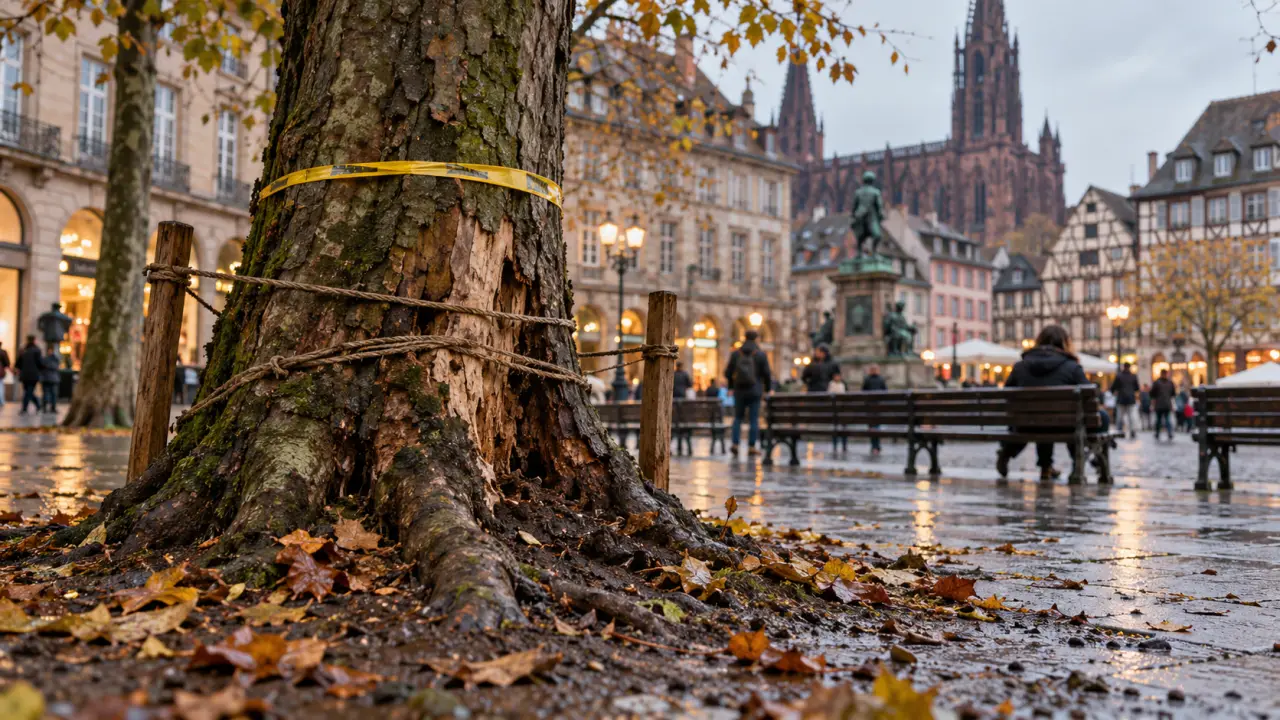 Strasbourg : un tilleul sera abattu place Saint-Étienne, une réunion lundi