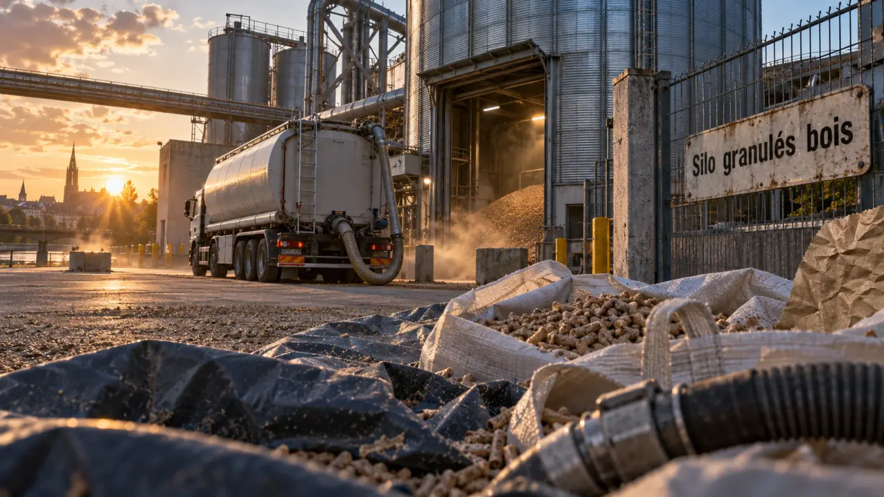 TotalEnergies Proxi Nord Est inaugure un silo de granulés de bois à Strasbourg