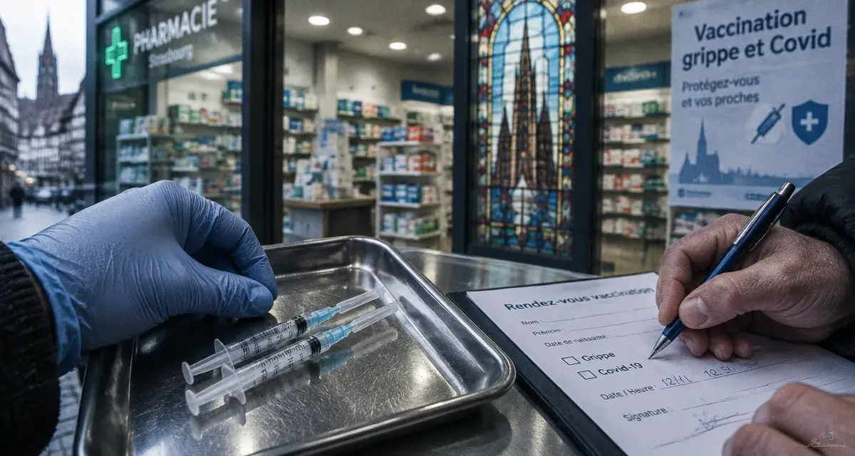 Vaccination grippe et Covid : la campagne est lancée à Strasbourg